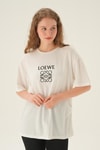 Ekru Loewe Baskı Tişört 21552