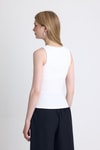Ekru Slim Fit Kolsuz Basic Atlet 9194M