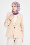 Eşarp-Mor Ebru Desenli Eşarp 3012-rulem