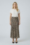 Etek-Leopar Desen Saten Etek 9416 Bej -rulem