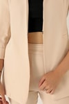 Fakir Kol Ceket - 6005A Taş