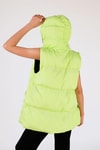 Fıstık Yeşili Oversize Yelek 0015-1