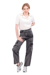 Füme Kargo Cep Detay Jean 13100
