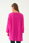 Fuşya Bisiklet Yaka Tunik 6808A