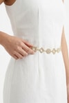 Gold Yonca Zincirli Kemer 457
