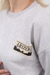 Gri Arızona Arma Detay Sweat 3592