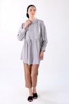 Gri Bebe Yaka Tunik 4069A