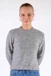 Gri Bisiklet Yaka Kazak 23341
