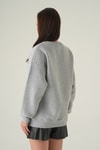 Gri Bisiklet Yaka Sweat 1984