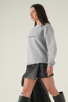 Gri Bisiklet Yaka Sweat 1984