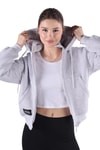 Gri Fermuar Detay Sweat 9171M