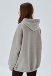 Gri Monaco Nakış Kapüşonlu Sweat 3730