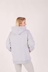 Gri Oversize Bağcıklı Sweat 8135M