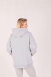 Gri Oversize Bağcıklı Sweat 8135M