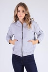 Gri Oversize Fermuarlı Sweat 8126M