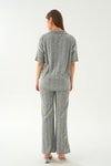 Gri Polo Yaka Pantolon Takım 7743