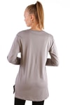 Gri WonderFul Baskılı Uzun Kol Tunik 3981