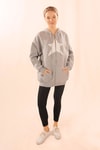 Gri Yıldız Nakış Fermuarlı Sweat 3221