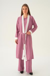 Gül 3'lü Kimono Takım 4018A