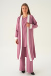 Gül 3'lü Kimono Takım 4018A