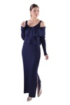 Günlük Elbiseler-Madonna Yaka Elbise Takım 24216 Laci -rulem