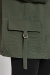Haki Cep Detay Kimono 4194A