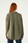 Haki Oversize Gömlek 2893