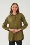 Haki Tek Cep Tunik 4237A