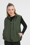 Haki Yan Cepli Sıfır Kol Yelek 4523A