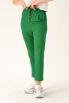 Havuç Bayan Pantolon - 6530A Benetton Yeşili