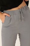 Havuç Bayan Pantolon - 6530A Gri