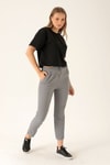 Havuç Bayan Pantolon - 6530A Gri