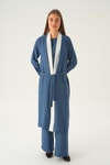 İndigo 3'lü Kimono Takım 4018A