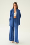 İndigo Kimono Pantolon Takım 6657A
