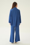 İndigo Kimono Pantolon Takım 6657A