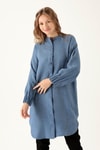 İndigo Kol Drapeli Tunik 6749A