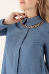 İndigo Kolye Detay Tunik 6748A