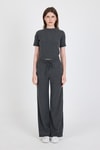 Kadın Alt-Üst Takım-Füme Bisiklet Yaka Bürümcük Dokulu Kumaş Alt Üst Takım 1455-rulem