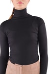Kadın Body-Balıkçı Yaka Bluz 9902 Siyah -rulem