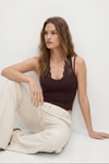 Kadın Body-Boyundan Bağlamalı Dantel Detay Çıtçıtlı Bodysuit 0348 Kahve -rulem