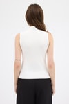 Kadın Body-Ekru Kadın Kolsuz Yüksek Yaka Body 8155A-rulem