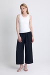 Kadın Body-Ekru Slim Fit Kolsuz Basic Atlet 9194M-rulem