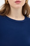 Kadın Body-Laci Premium/Viskoz Yumuşak Kumaşlı Parmak Geçmeli Crop Bluz 8162A-rulem