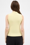 Kadın Body-Sarı Kadın Kolsuz Yüksek Yaka Body 8155A-rulem