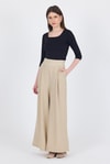 Kadın Body-Siyah Kare Yaka Örme Body 9193M-rulem
