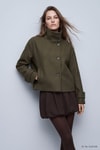 Kadın Dış Giyim-Kadın Kaban-Oversize Kaşe Kaban 2013 Haki-rulem