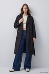 Kadın Dış Giyim-Kadın Trençkot-Çift Düğmeli Oversize Trençkot 277 Siyah-rulem