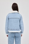 Kadın Jean Ceket-Buzkar İçi Kürklü Crop Jean Kadın Ceket 6010-rulem
