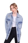 Kadın Jean Ceket-Yıldız Taşlı Jean Ceket 9064 Buzkar -rulem