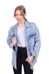 Kadın Jean Ceket-Yıldız Taşlı Jean Ceket 9064 Buzkar -rulem
